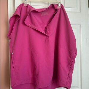 Figs pink zamora scrub set with jogger pants